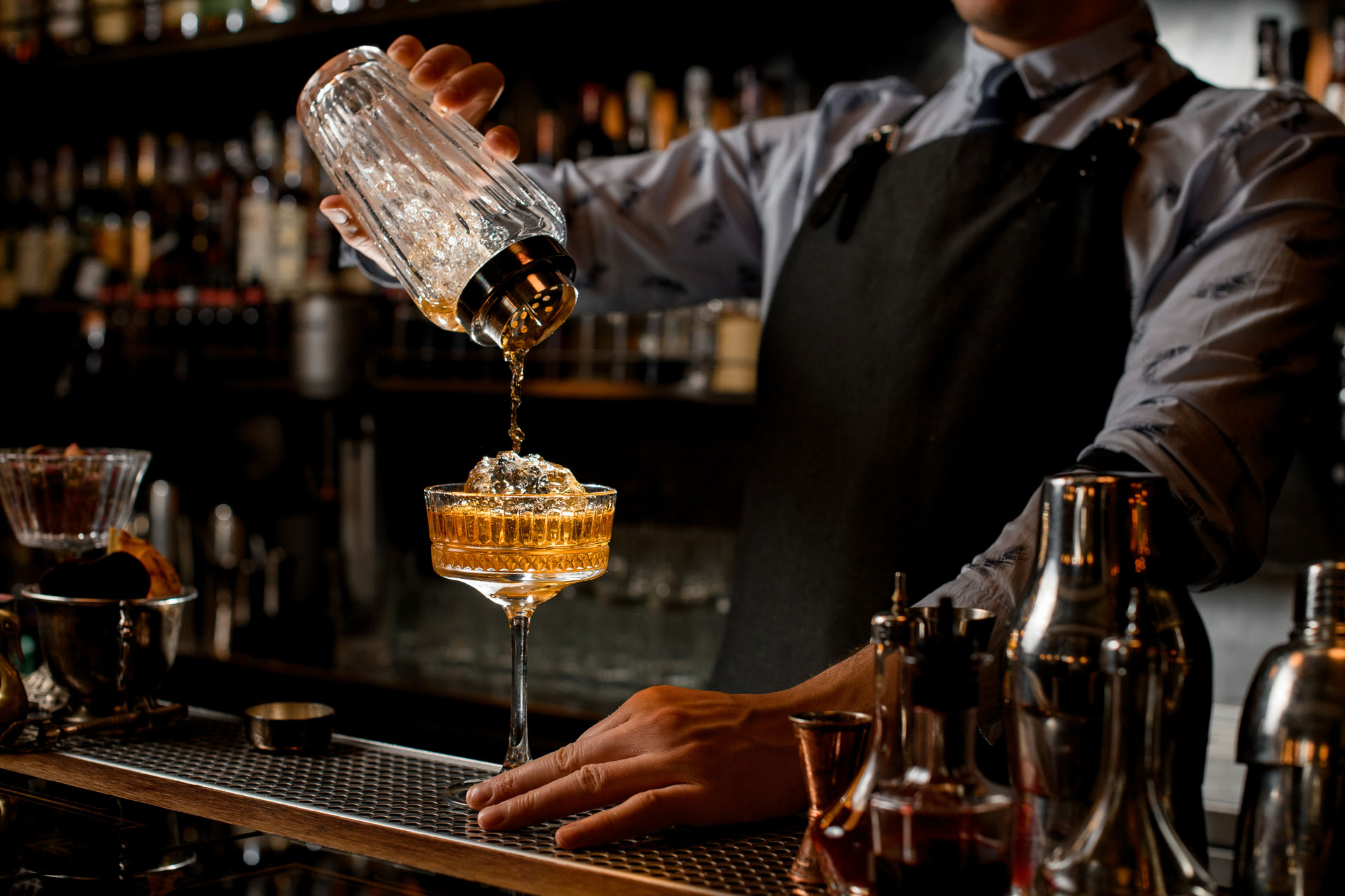 Work as bartender